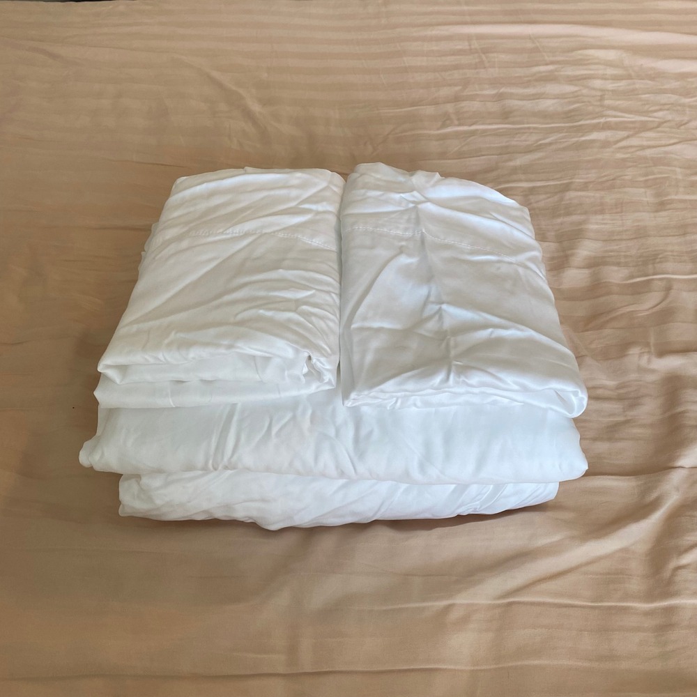 Casaluna King White Sheet Set